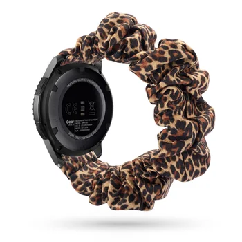 20mm Scrunchie Elastīgs Skatīties Siksnas Amazfit Rkp Leopards drukāt Watchband Par Huami Amazfit Rkp Jaunatnes Skatīties Sieviešu Siksna