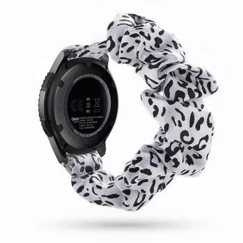 20mm Scrunchie Elastīgs Skatīties Siksnas Amazfit Rkp Leopards drukāt Watchband Par Huami Amazfit Rkp Jaunatnes Skatīties Sieviešu Siksna