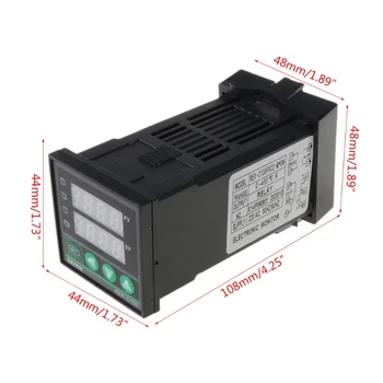 220V AC PID Digitālais Temperatūras regulators REX-C100(M) 0 Līdz 400C K Tipa Releju Izejas #Sep.12