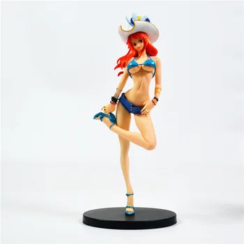23 CM anime skaitlis Viens gabals Boa Hancock attēls Nami Reiju statuetes skaista seksīga meitene rīcības attēls PVC Kolekciju modelis rotaļlietas