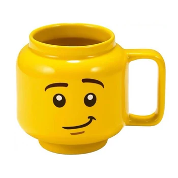 250mL Keramikas Kauss Lego Krūzes Smaida Izteiksmi Sejā Karikatūra Kafijas Piena Tējas Krūzes Gudrs Drinkware Ūdens Turētājs Krūze Kauss