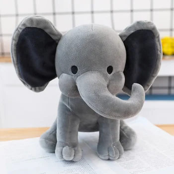 25cm Gulētiešanas Oriģināli Choo Choo Express Zilonis Plīša Rotaļlietas Baby Elephant Komfortu Lelle Humphrey Mīksta Plīša Dzīvnieku Lelles Bērniem