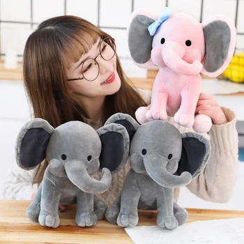 25cm Gulētiešanas Oriģināli Choo Choo Express Zilonis Plīša Rotaļlietas Baby Elephant Komfortu Lelle Humphrey Mīksta Plīša Dzīvnieku Lelles Bērniem