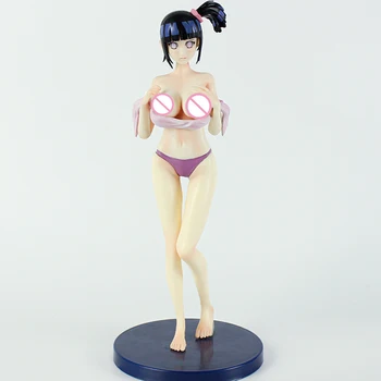 25cm Naruto Hinata Hyuga Rīcības Attēls, Anime Pirts Peldkostīmu Peldēšanās Skaistā Meitene PVC Kolekcijas Modelis, Lelles, Rotaļlietas, Dāvanas,
