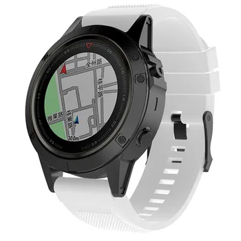 26mm Mīksta Silikona Watchband par Garmin Fenix 6X GPS Sporta Skatīties Joslas Siksnu, Jostu, Rokassprādzi Garmin Fenix6X PRO/6X Safīra GPS