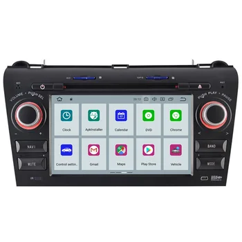 2din Android 9.0 4+32GB Auto Multimediju DVD Atskaņotāju, Radio vadītājs vienības spēlētājs Priekš Mazda 3 2003 04 05 06 07 08 2009 GPS Navigācijas