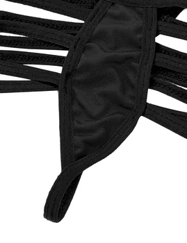 2gab Sieviešu Mikro Mini Bikini Komplekts Pavada Kakla Self-tie Krūšturis Top ar Multi-Siksnas, G-String Biksītes Minimālu Segtu Apakšveļas Komplekts