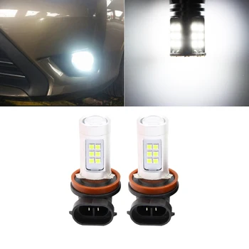 2x H8, H11 3030 Mikroshēmas LED Miglas lukturi DRL Spuldze Bez Kļūdām Audi A3 A4 A5 S5 A6 Q5 Q7 TT