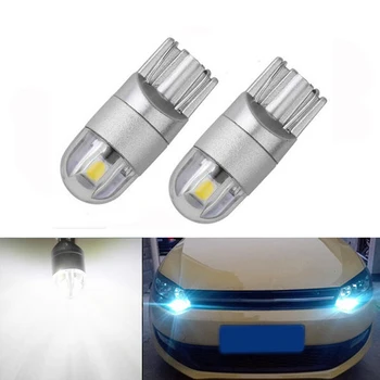 2x LED T10 W5W LED Auto LED 12V Auto Lampas Likvidēšana Gaismas Autostāvvieta Volkswagen Polo, Passat b5, b6 CC Golf 4 5 6 7 mk6 tiguan
