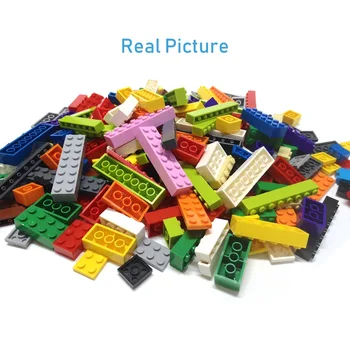 300pcs DIY Celtniecības Bloki Plānas Skaitļi Ķieģeļi 1x1 Punkti 25Color Izglītības Creative Izmērs ir Saderīgs Ar lego Rotaļlietas Bērniem 12076