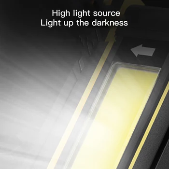 30W Super Spilgti LED Avārijas Gaismas 5V Portatīvo COB Kempinga Telts Gaismu Uzlādējams Power Bank Āra Rotācijas Led Darba Lukturi