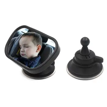 360 Grādos Regulējamas Automašīnas Atpakaļskata spogulis ar piesūcekņus & clips Auto Aizmugurējo Sēdekļu Drošības Atpakaļskata Spogulī, Baby Interjera Spoguļi
