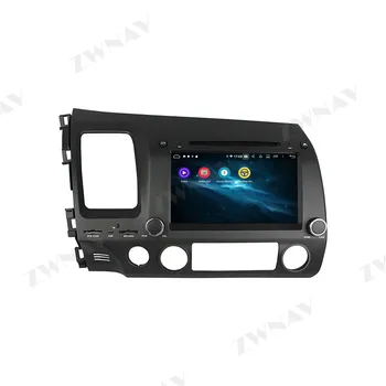 360 Kamera Android 10.0 ekrāna Auto Multimedia player Honda Civic 2006-2012 GPS Navigācijas Auto audio radio stereo galvas vienības