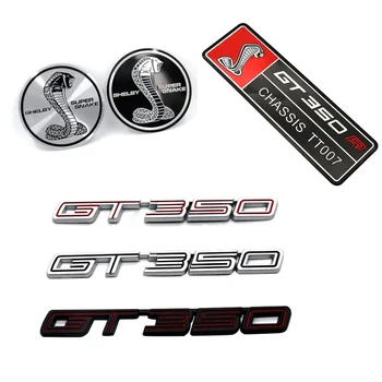 3D Auto Uzlīmes Shelby GT350 R Emblēmu Decal Auto Ārējo apdari Ford Shelby Fokusa 3 Fiesta Mondeo mk4 GT350 Fusion