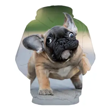 3d Hoodies Suns pelēkā vārna Vīriešiem Dzīvnieku Krekls Uzdrukāts Jauki Hoody Anime Harajuku pelēkā vārna Drukāt garām Piedurknēm Streetwear Ziemas