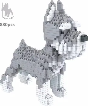3D Modelis Diamond Nano Ķieģeļi Cute Karikatūra Suņi Modelis Celtniecības Ķieģeļi, Rotaļlietas Mājdzīvniekiem, Dzīvnieku Pūdelis Komplekti Cutein Mini Mikro Ķieģeļi Rotaļlietas 27046