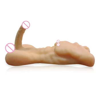3D Silikona Vīrieša Ķermenis Reāli Love Lelle ar Dabīgas Ķermeņa Ierakstu Seksa Rotaļlietas Lelle ar Lielu Dildo Sieviešu Sievietēm