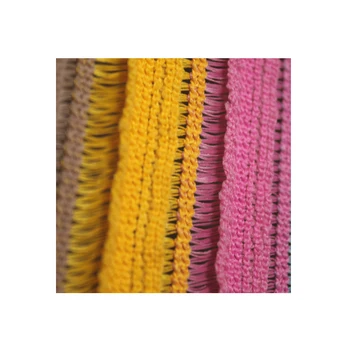 3D tekstūra kniting krāsains džemperis audums Augstas kvalitātes apģērbu dizainers audums raibs telas raibs algodon 17370