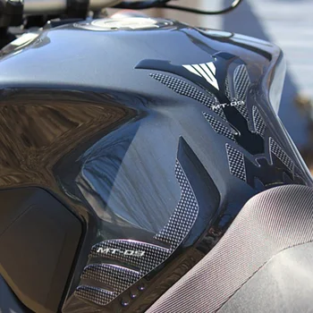 3D uzlīmes Motocikla Degvielas Tvertne Uzlīmes degvielas Tvertnes decal Vilces Pusē Pad Aizsargs Decal Par YAMAHA MT-09 mt09 mt 09