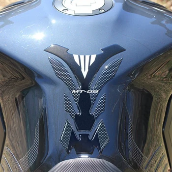 3D uzlīmes Motocikla Degvielas Tvertne Uzlīmes degvielas Tvertnes decal Vilces Pusē Pad Aizsargs Decal Par YAMAHA MT-09 mt09 mt 09