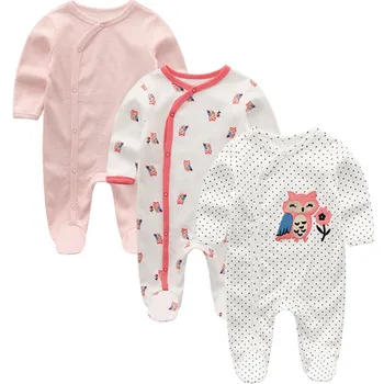 3Pcs/Set Baby Zēni Kombinezonus Jaundzimušo Bērnu Apģērbi Meitenēm Zēniem ar garām Piedurknēm ropa bebe Jumpsuit Bērnu Apģērbu Zebra Modelis Tērpiem