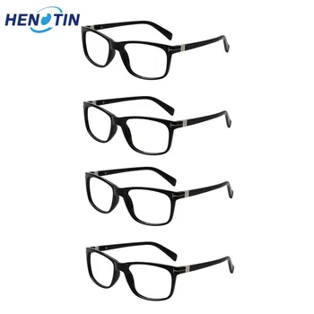 4 Pack Lasīšanas Brilles Pavasara Viru Ovālas formas Ietvari Krāsains Lasītāji Kvalitātes Brilles Vīriešiem un Sievietēm 0,5 līdz 6.0 Rāmja Materiāls