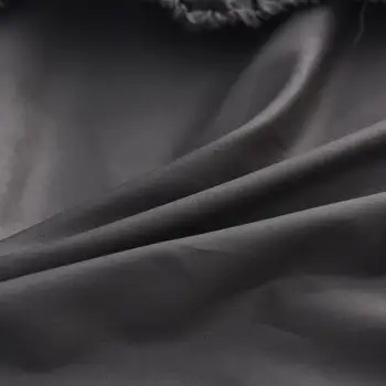 40 600TC Tīras Kokvilnas Luksusa Cietā Aprīkots Lapa Matrača Vāciņu, Palagi Ar gumiju, Palags Gultas piederumi Pelēkā 160x200