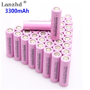 40PCS 18650 3,7 V INR18650 Uzlādējamās baterijas, litija jonu li 3,7 v 30a liels tekošā 18650VTC7 18650 akumulatoru