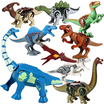 423pcs Jaunu Jurassic Pasaules Dinozauru noteikta Modeļa Celtniecības Bloki, Ķieģeļi Dino Rotaļlieta Dāvana Bērniem Dinosaure Parks Nav Kaste 18099