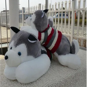 42cmWholesale Husky plīša rotaļlieta suns,Bērni un meitenes dzimšanas dienas dāvanu , visā tīklā zemākā cena lelle , bezmaksas piegāde!