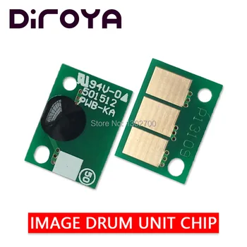 4GAB DR-512K DR512 CMY cilindra bloka čips, par Konica Minolta Bizhub C224 C224e C284 C 364 C454 C554 printera kasetnes reset mikroshēmas