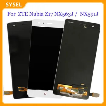 5.5 Collu Par ZTE Nubia Z17 NX563J LCD Ekrānu+Touch Panel Digitizer Par Nubia Z17 Lite NX591J Montāža