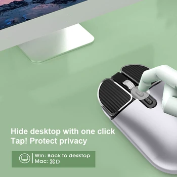 5.8 G Bluetooth Bezvadu Magic Mouse Kluss, Uzlādējams Datora Peli Plānas Ergonomiski DATORU, Biroja Mause Apple Mac Microsoft 46299