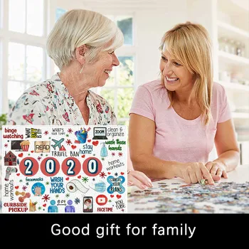 500 Gabalus Jigsaw Puzzles 2020. Gadam Piemiņas Pieaugušajiem Bērniem Izlūkošanas Izaicinājumu Spēle Puzzle Pieaugušo Izglītības Ģimenes Rotaļlietas