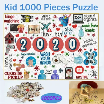 500 Gabalus Jigsaw Puzzles 2020. Gadam Piemiņas Pieaugušajiem Bērniem Izlūkošanas Izaicinājumu Spēle Puzzle Pieaugušo Izglītības Ģimenes Rotaļlietas