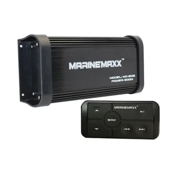 500W 4 Kanālu Ūdensizturīgs Motociklu Jūras Laivu Bluetooth Audio Pastiprinātājs, Auto Stereo, MP3, USB, AUX RAC AUX Ieeja Ar Kontrolieri