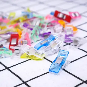 50gab Šūšanas Amatniecības Sega Saistošu Plastmasas klipšiem Šūšanas Multicolor Plastmasas klipšiem Šūšanas Klips, Šūšanas Piederumi