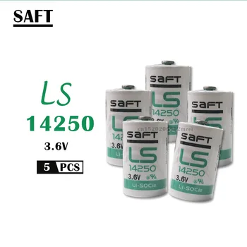 5gab Jaunu oriģinālu Saft LS14250 1/2AA 3.6 V PLC rūpnieciskās automatizācijas iekārtas ar CNC mašīna litija bateriju Bezmaksas piegāde