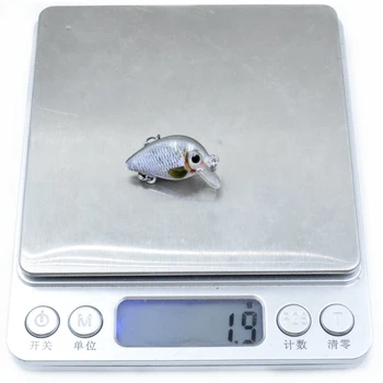 5gab/lodziņā 3cm 1.9 g Mini Traks Ļodzīties Pesca Crankbait Grūti Kloķa Ēsmu Risināt Mākslīgā Zvejas Vilinājums Swimbait Zivju Japāna Wobbler