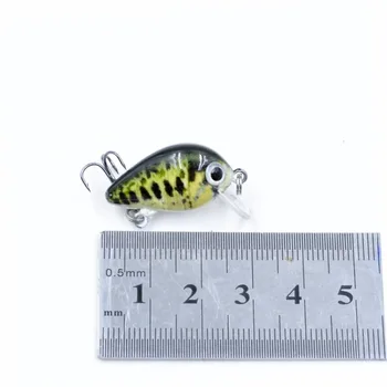 5gab/lodziņā 3cm 1.9 g Mini Traks Ļodzīties Pesca Crankbait Grūti Kloķa Ēsmu Risināt Mākslīgā Zvejas Vilinājums Swimbait Zivju Japāna Wobbler