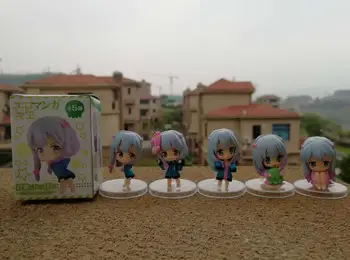 5gab/set Eromanga Sensei Izumi Sagiri Rīcības attēls, Anime Lelle Rotaļlietu Kolekciju Modelis Rotaļlietu draugiem dāvana
