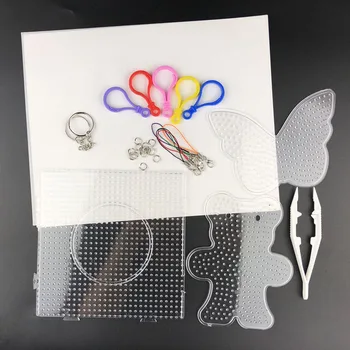 5mm24/36 Krāsas diy rotaļlietu kastē, kas ar Hama Pērlītēm pegboard piederumi EVA perler Drošinātāju krelles Bērniem puzzle Izglītības jigsaw