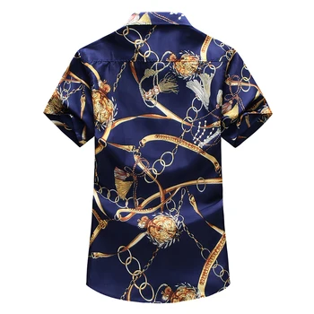 5XL 6XL 7XL Krekls Vīriešiem Vasaras Jaunā Modes Personības Iespiesti Īsām Piedurknēm Krekli Vīriešiem Ir 2021. Gadījuma Plus Lieluma Pludmale Havaju Krekls