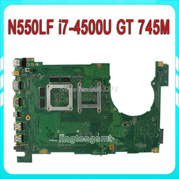 60NB0230-MBB000 Par ASUS Q550LF N550LF Klēpjdators Mātesplatē SR16Z i7-4500U GT740M DDR3 Pārbaudīts Bez valde
