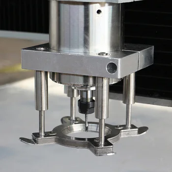 65mm/80mm vārpstu CNC mašīna automātiski nospiediet plāksnes peldošās spiediena pakārtotā DIY daļas skava ierīci