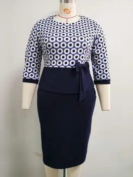 6XL 5XL Plus Lieluma Modes Dot Drukas Visdažādākie Āfrikas Kleitas Sievietēm Ir 2021. Jaunā Dizaina Birojs Dāmu Kleitu Elegants Puse Vestidos