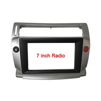 7/9 collas 2 Din Auto Radio Rāmis Citroen C4 C-Triomphe C-Quatre 204-2009 fascijas Auto DVD GPS Spēlētājs montāžas komplekts auto aksesuāru