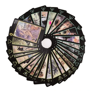 78 Kārtis Klāja Erotiska Tarot Pilnas Angļu Juteklisko Oracle Astroloģija Kartes Partijas Valdes Spēle Tarot Zīlēšana Karte