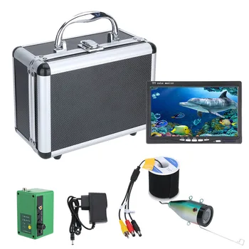 7inch Fish Finder Zemūdens Zvejas Kamera 15pcs Baltā Led+15pcs Centrālās Lamp1080P 15M/30M Kameru Zemledus Makšķerēšana