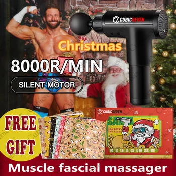 8000r/min Masāža Ieroci Izmanto Muskuļu Elektriskā Massager Ķermeņa Muguras un Kakla Vibrators Dziļi Novājēšanu Ziemassvētku Dāvanu Veidošanā